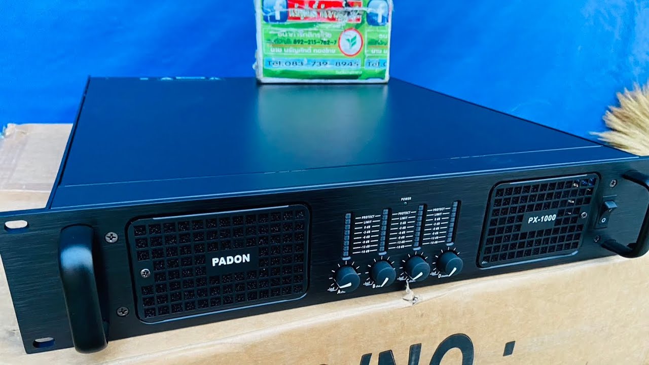 เพาเวอร์​PADON.PX1000​สวยๆ99%.ขับ18Ch2ดอกVาย11,000บ.#แลกตีเทรินเป็นอย่างอื่นๆก็ได้คับ