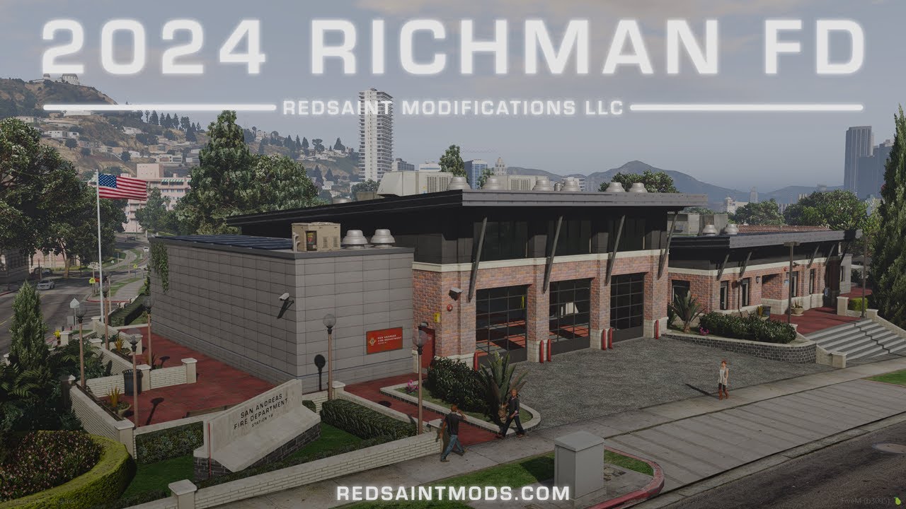 [MLO] 2024 Richman Fire Department | GTA5 Showcase