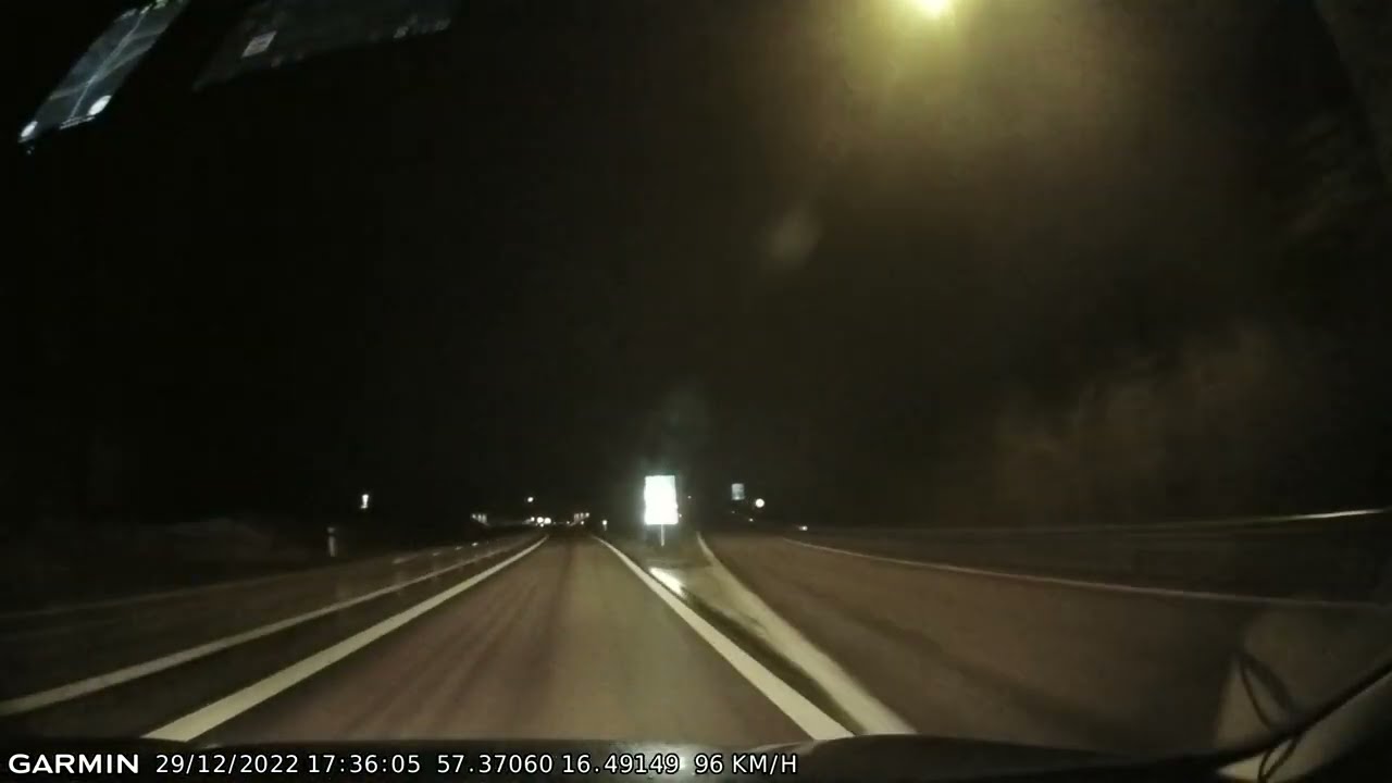 DRIVE #2361: Oskarshamn-Norrköping (Sweden) (timelapse 4x) *Read Description*