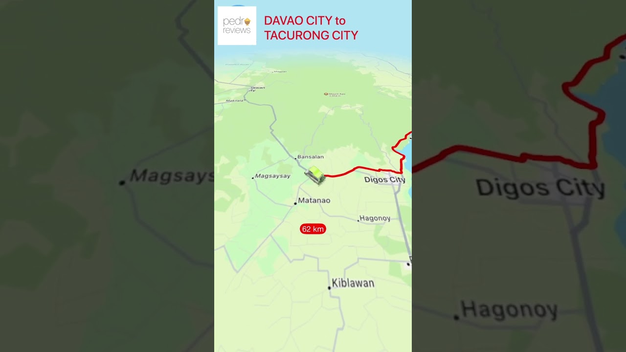 Davao City to Tacurong City