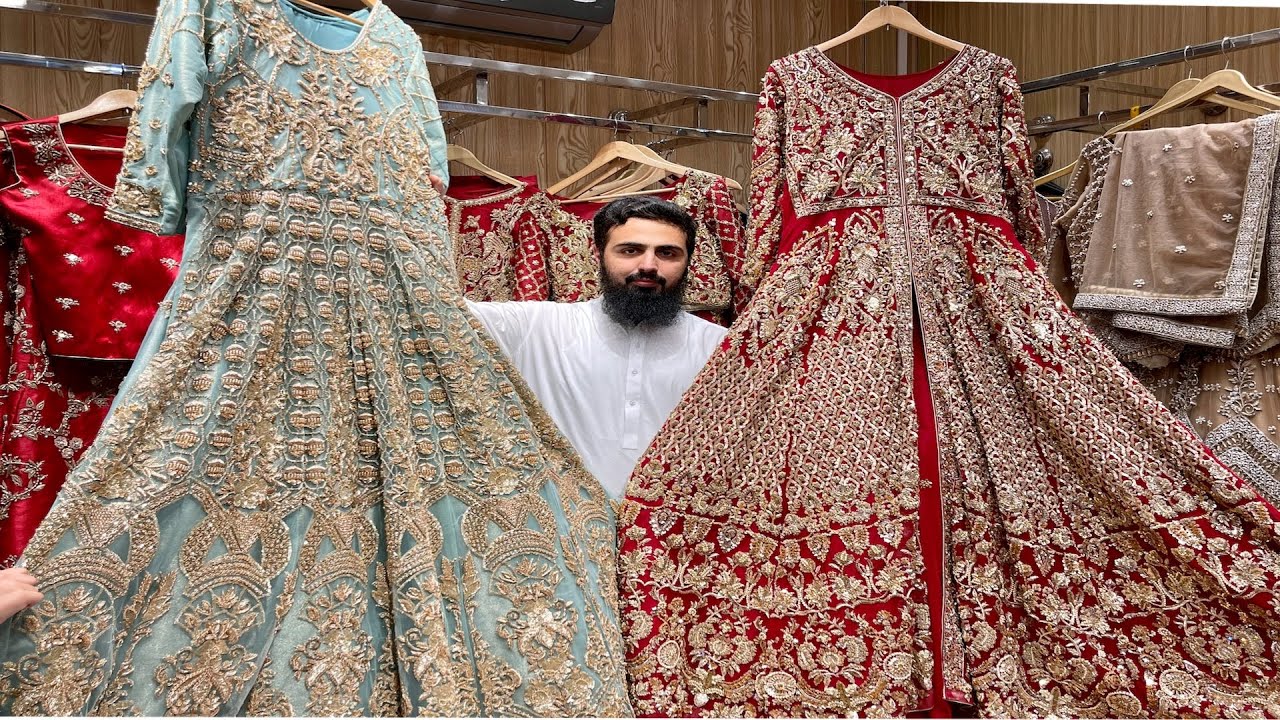 Latest Designer Bridal Lehenga In Pakistan- Bridal Walima Maxi Designs for Weddings- Maria B Bridals
