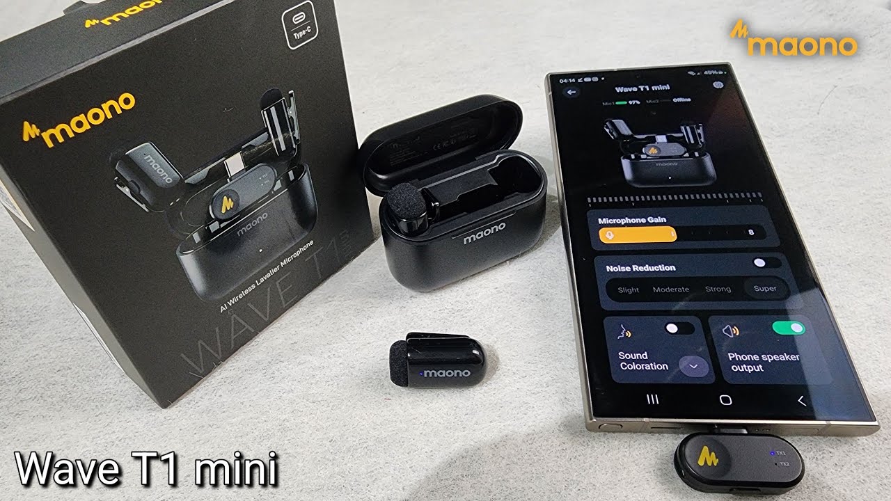 Unboxing (desembalado) Maono Wave T1 mini