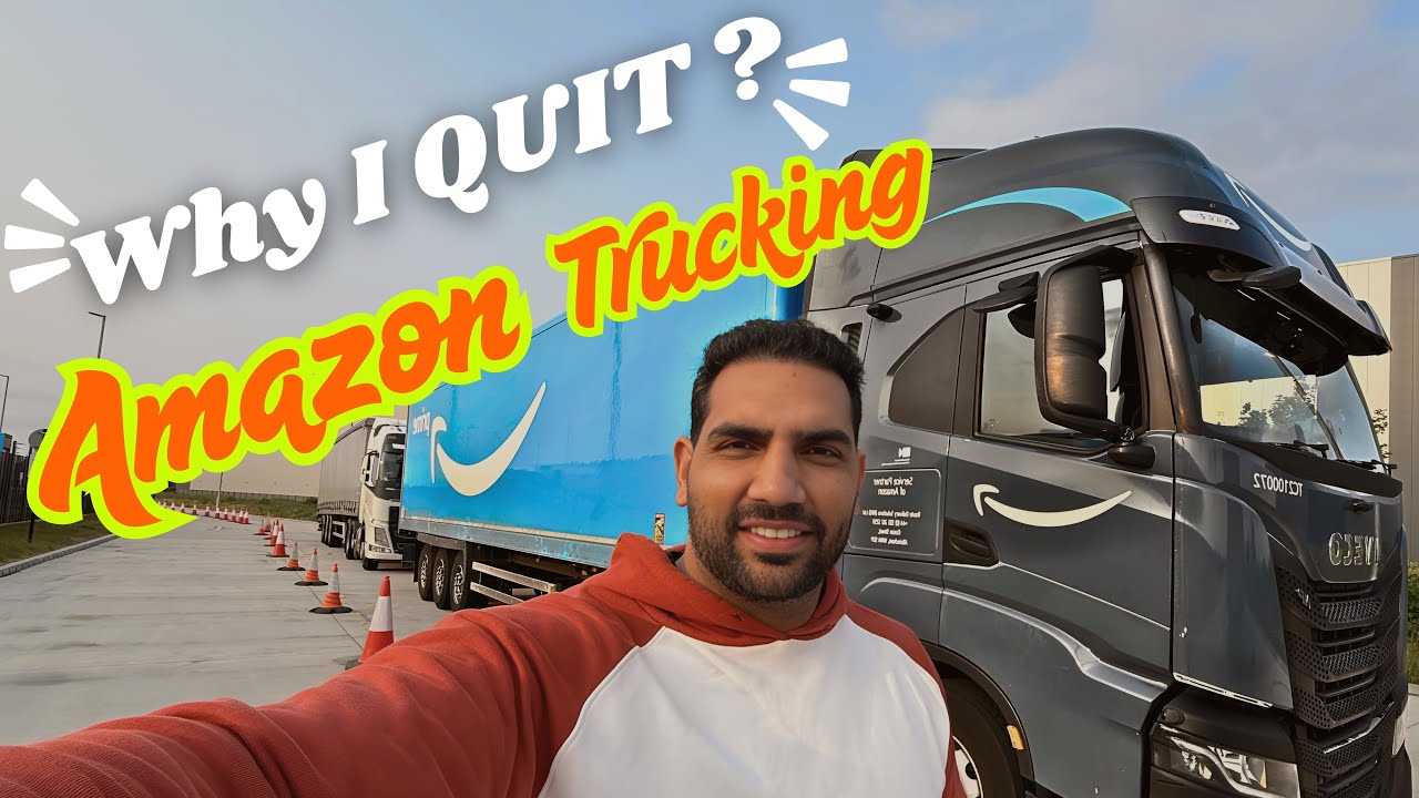 Finnaly I Quit Amazon Trucking Job | BUT WHY ? UK TRUCKING VLOGS