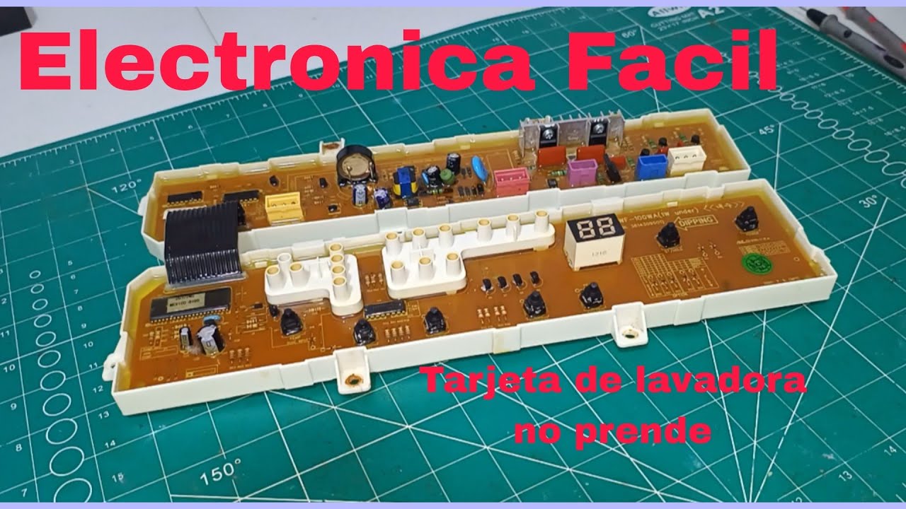 Tarjeta electronica de lavadora Daewoo/Haceb no prende