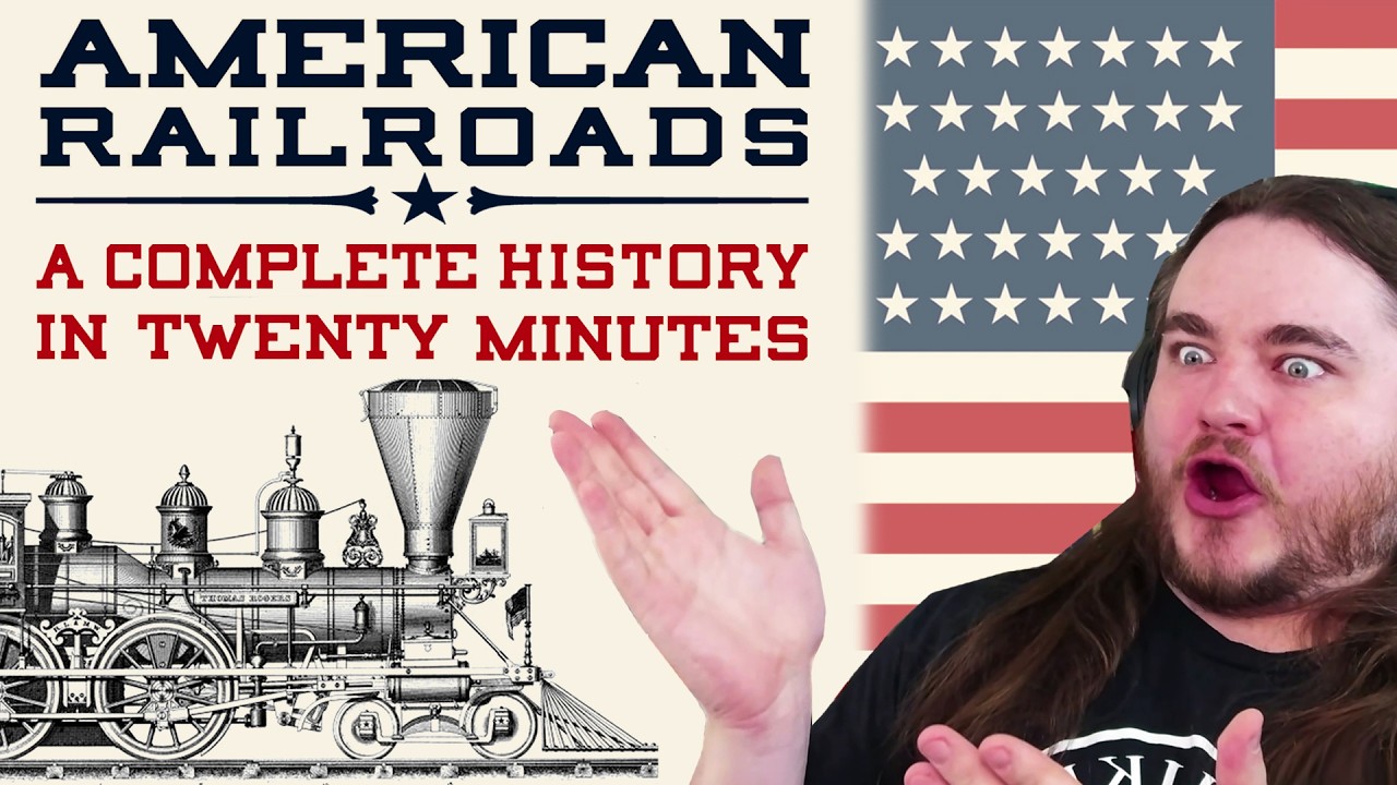 ВСЯ ИСТОРИЯ ЖЕЛЕЗНЫХ ДОРОГ США за 20 минут! [Железная дорога 101]