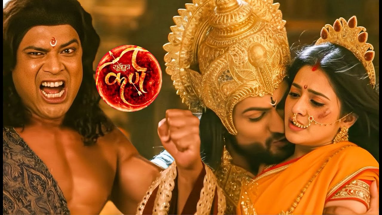 द्रौपदी को दुर्योधन के इतने पास देख भड़क उठा भीम  || Suryaputra Karn ||