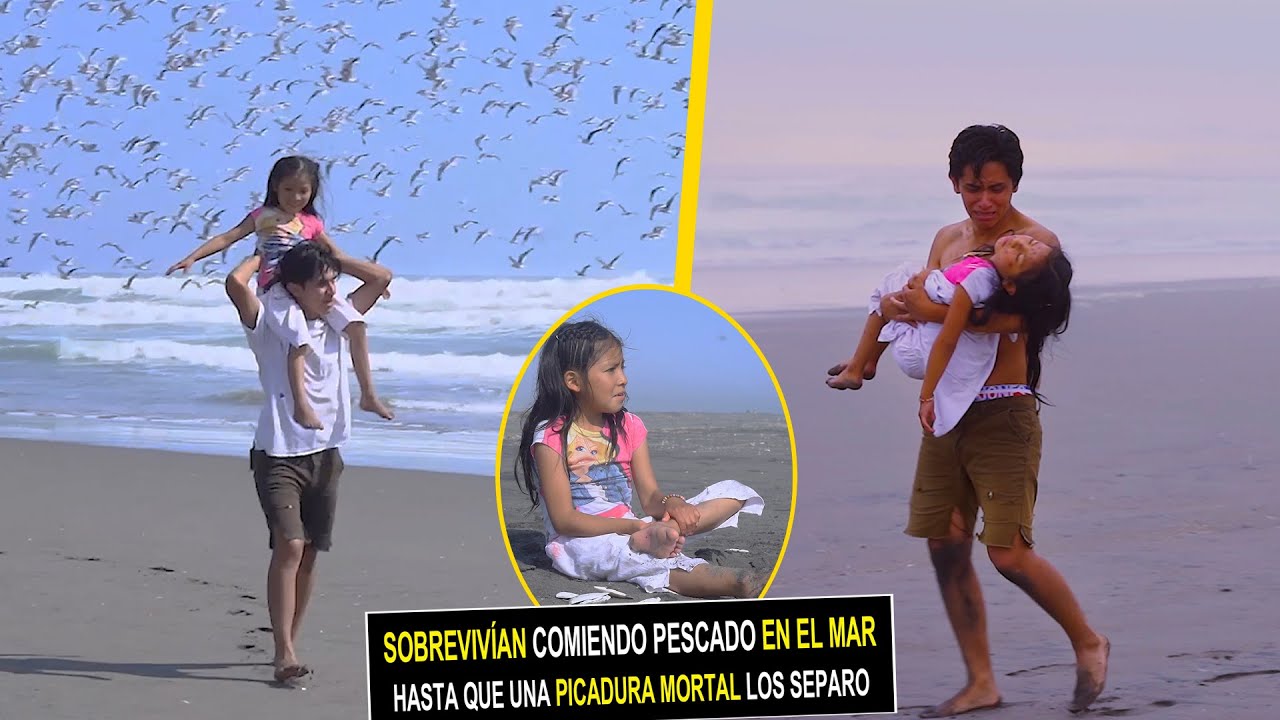 Hermanos Sobrevivían comiendo pescado en el mar