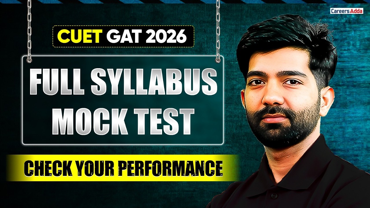 CUET UG GAT Mock Test 2026 | CUET Live Mock Solving 📑CUET Preparation 2026🔴 FREE Mock Test ✅