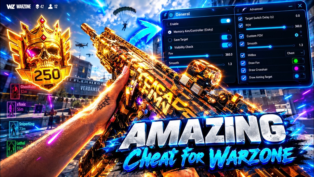 THE BEST WARZONE CHEATS SO FAR UNDETECTED