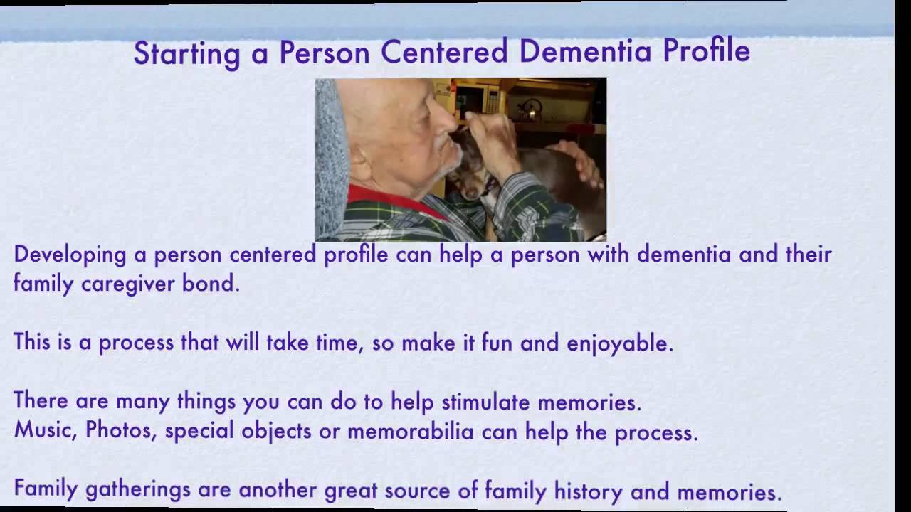 Person Centered Dementia Care