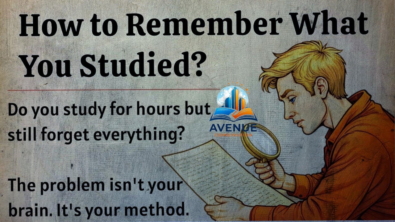 How to Remember What You Studied? || Memorize Fast and Easily || Improve Your English Fluency ✅️ 