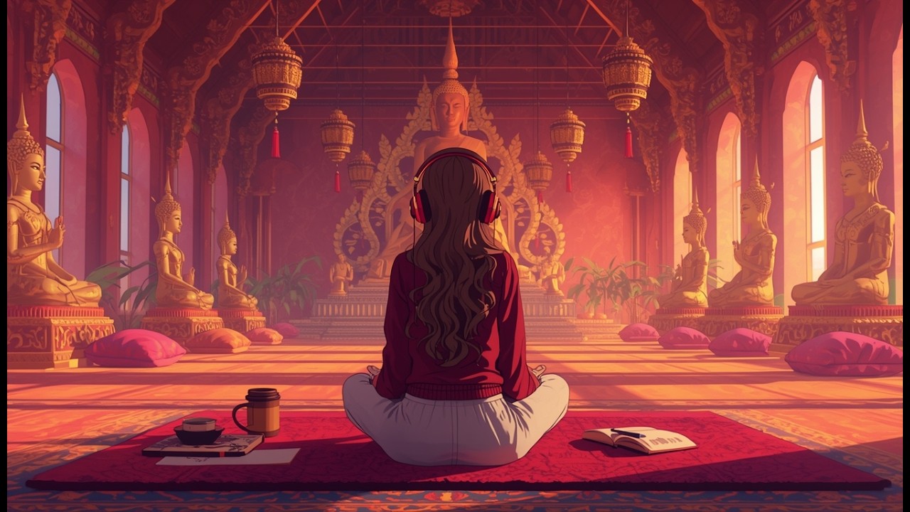 Temple Lofi 🏯 Peaceful Beats to Study, Focus & Relax