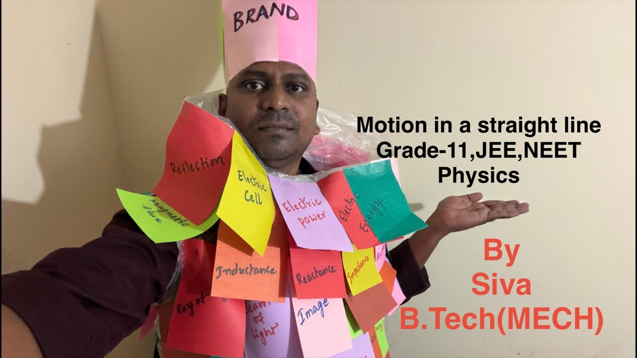 Motion in a straight line/Grade-11/JEE/NEET/Physics