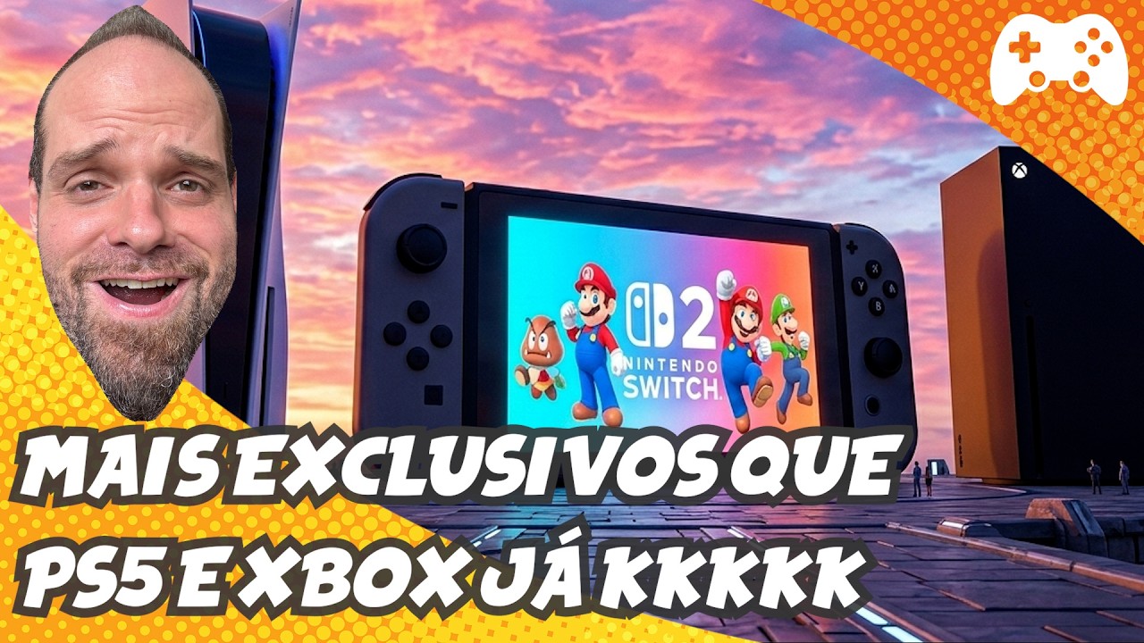 Rei dos exclusivos! Switch 2 tem mais que PS5 e Xbox juntos