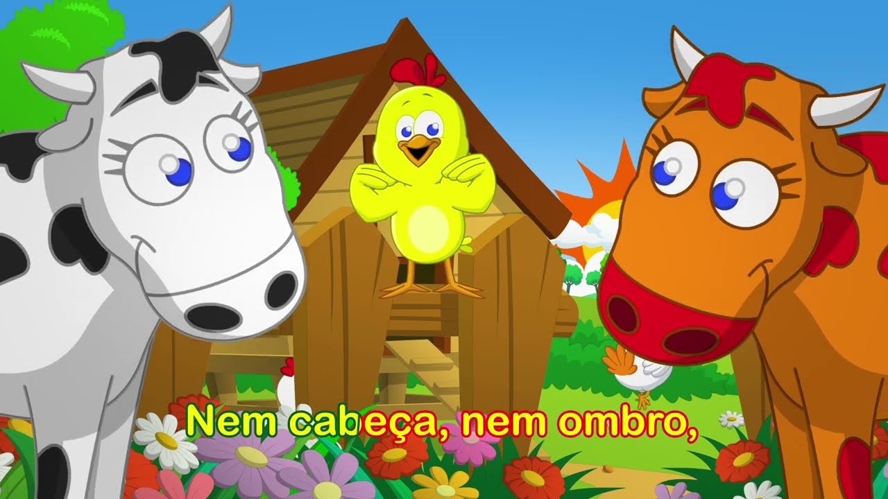 Pintinho Amarelinho -Cabeça, ombros, joelhos e pés (Vídeo Oficial) [Versão Brasileira]