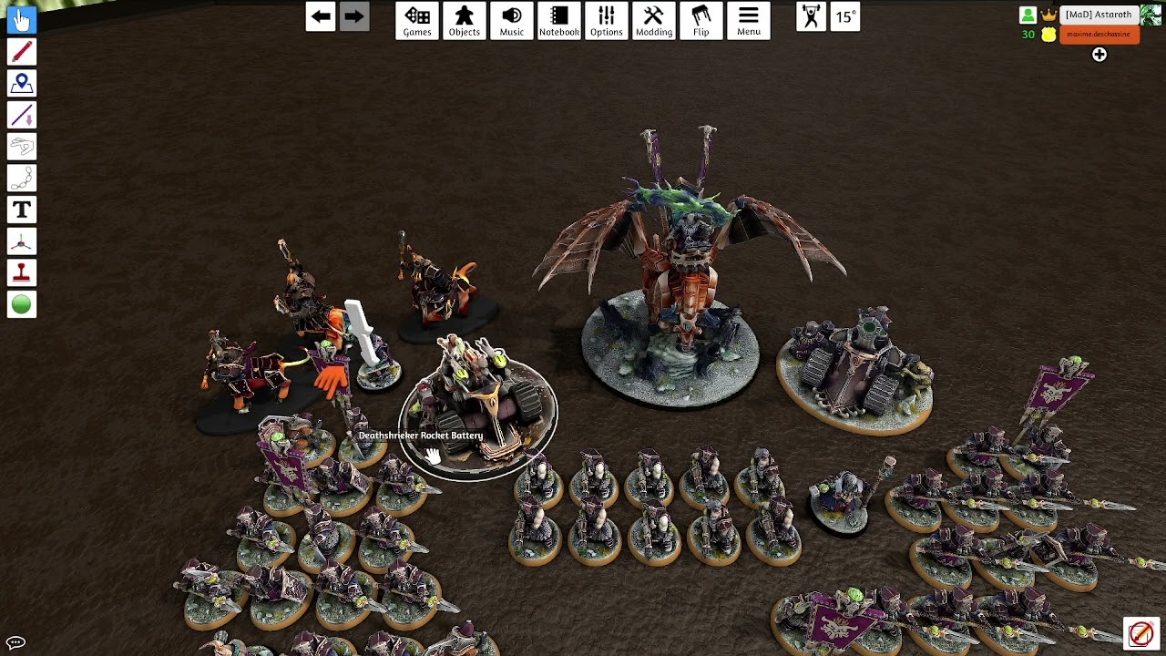 [TTS - Age of Sigmar] Lumineth (Hekalroth) vs Hashut (Asiliah)