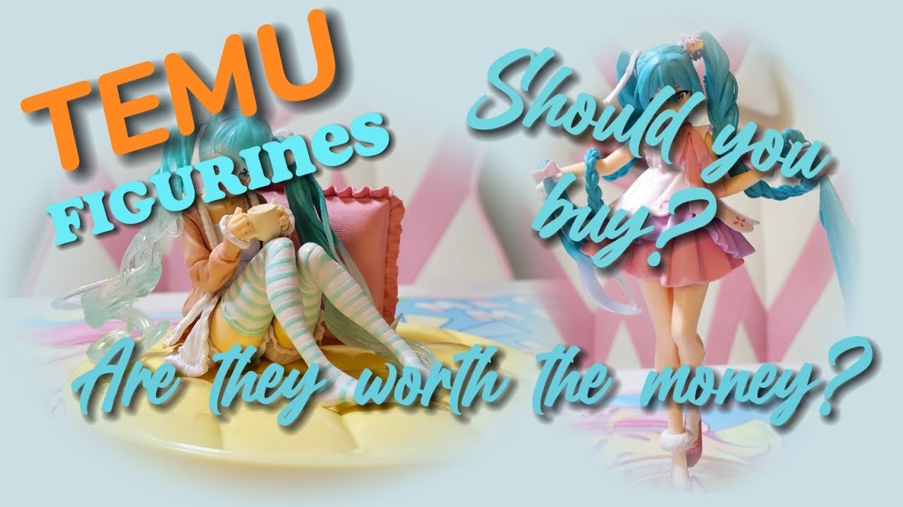 Temu anime figurine unboxing! ♡