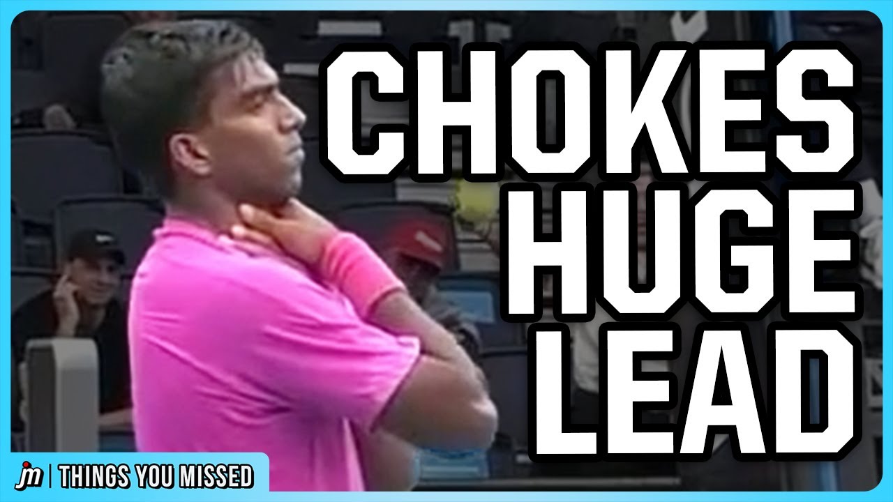 Tennis player celebrates because he thinks he won | Things You Missed