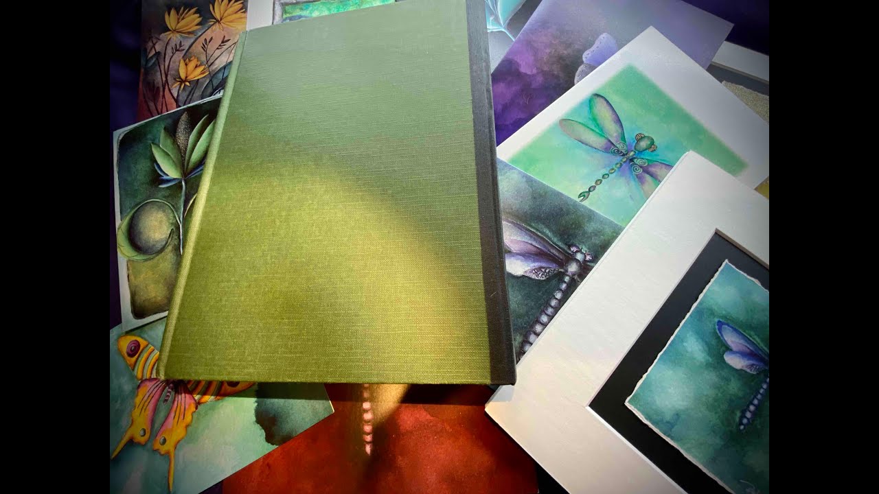 Enchanted Garden Altered Lap Book -  Part 1 Constructing the base