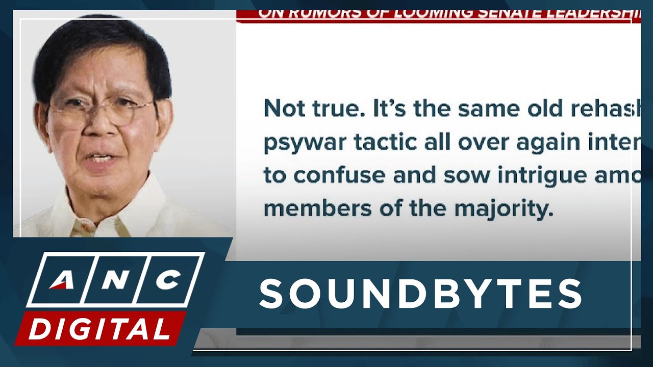 &lsquo;Old rehashed psywar tactics&rsquo;: Lacson denies another Senate coup | ANC