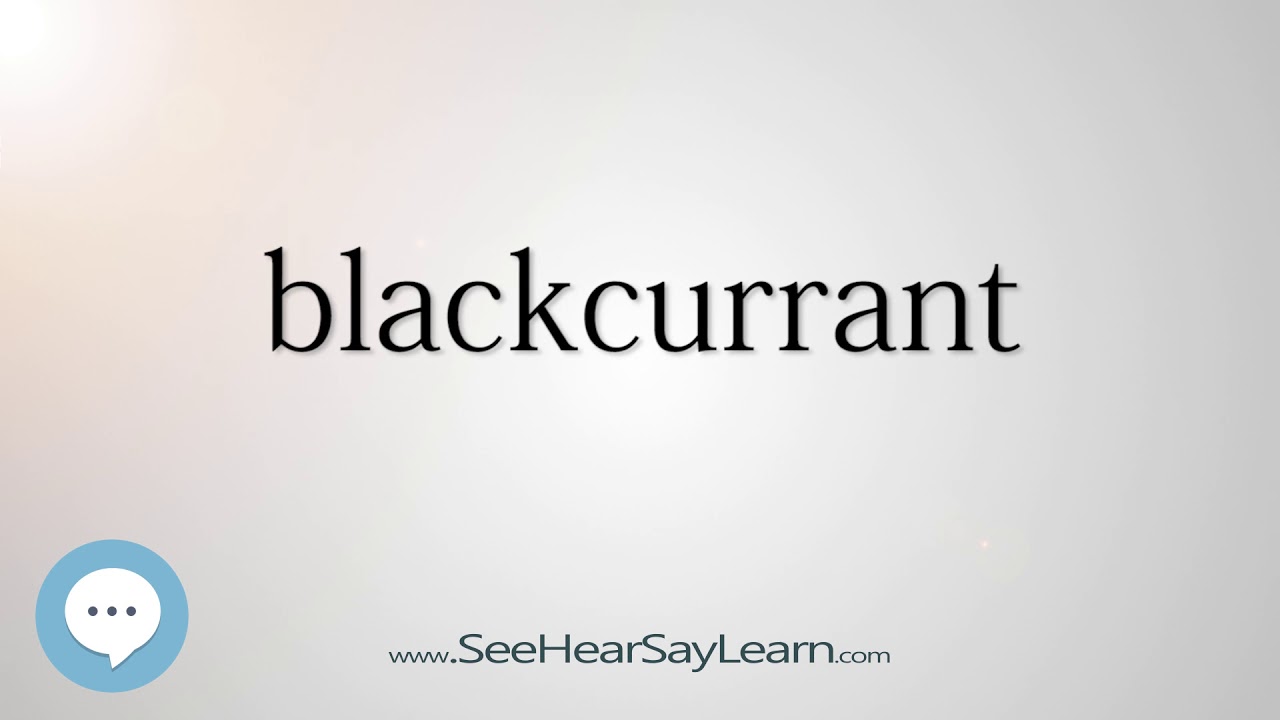 blackcurrant