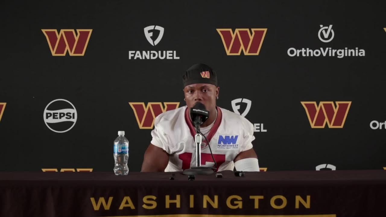WR Terry McLaurin Speaks to the Media After Signing His Contract Extension