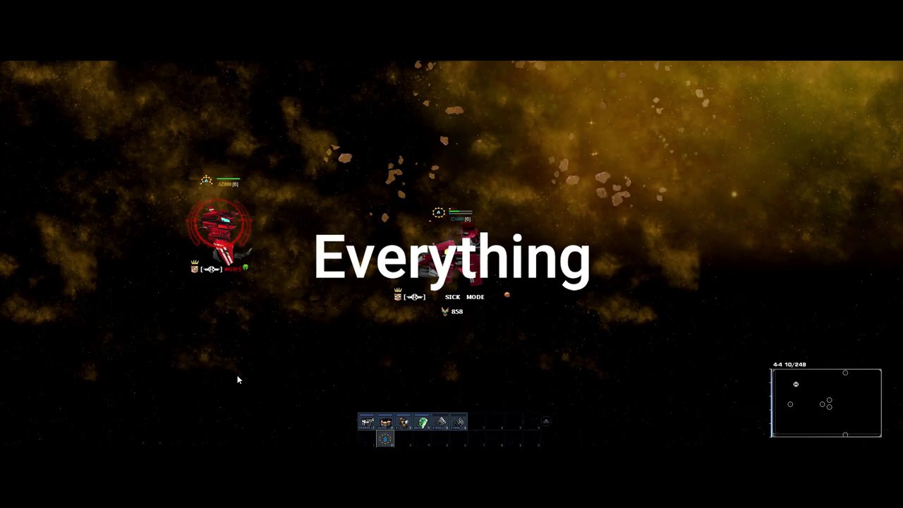 DarkOrbit - 36 Prometheus Level 16 - DMG Test GE2