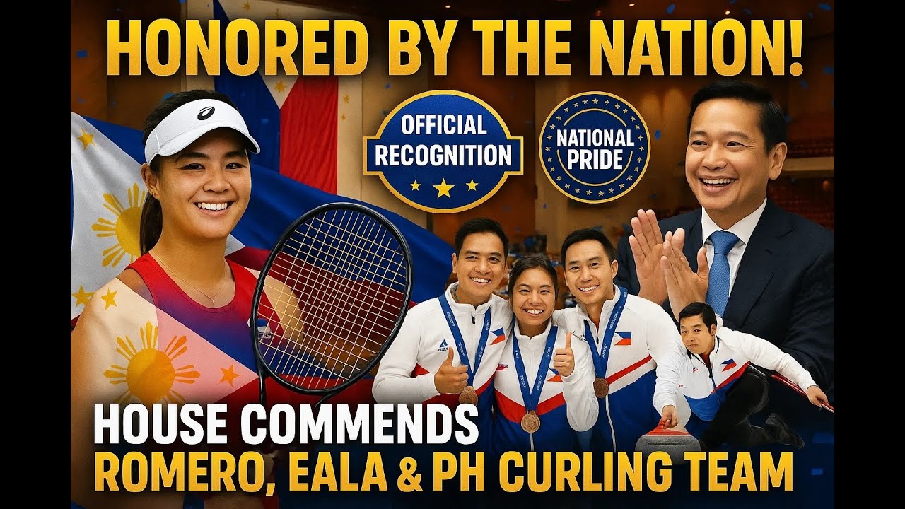 "House Commends Mikee Romero, Alex Eala, and PH Curling Team for Global Sports Achievements"