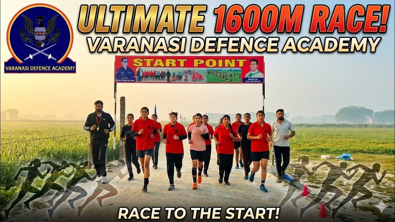 Delhi police Bihar police 1600 MTR TIMING 🏃 VARANASI DEFENCE ACADEMY 😱👍🇮🇳