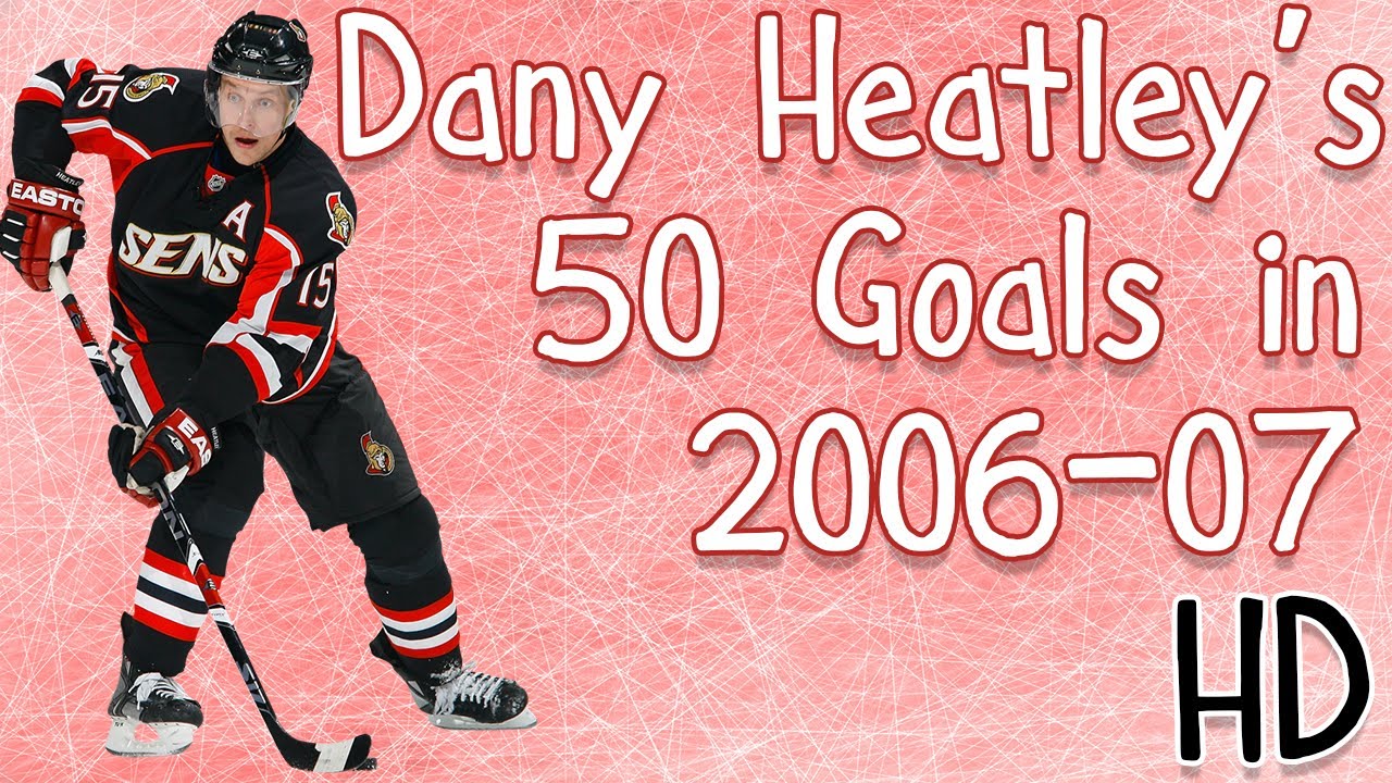 Dany Heatley's 50 Goals in 2006-07 (HD)