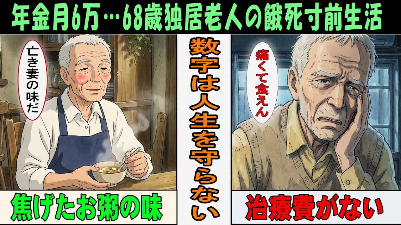 【漫画】年金を信じて働くのをやめた68歳男の末路…医師から告げられた一言で全てが止まった日