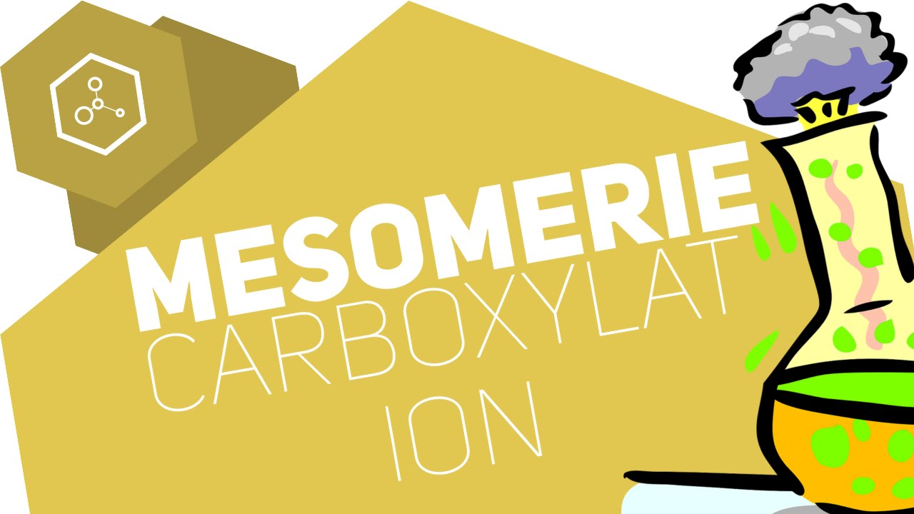 Mesomerie des Carboxylat-Anions