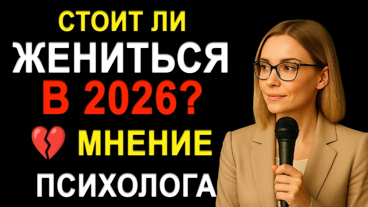 Стоит ли жениться в 2026?