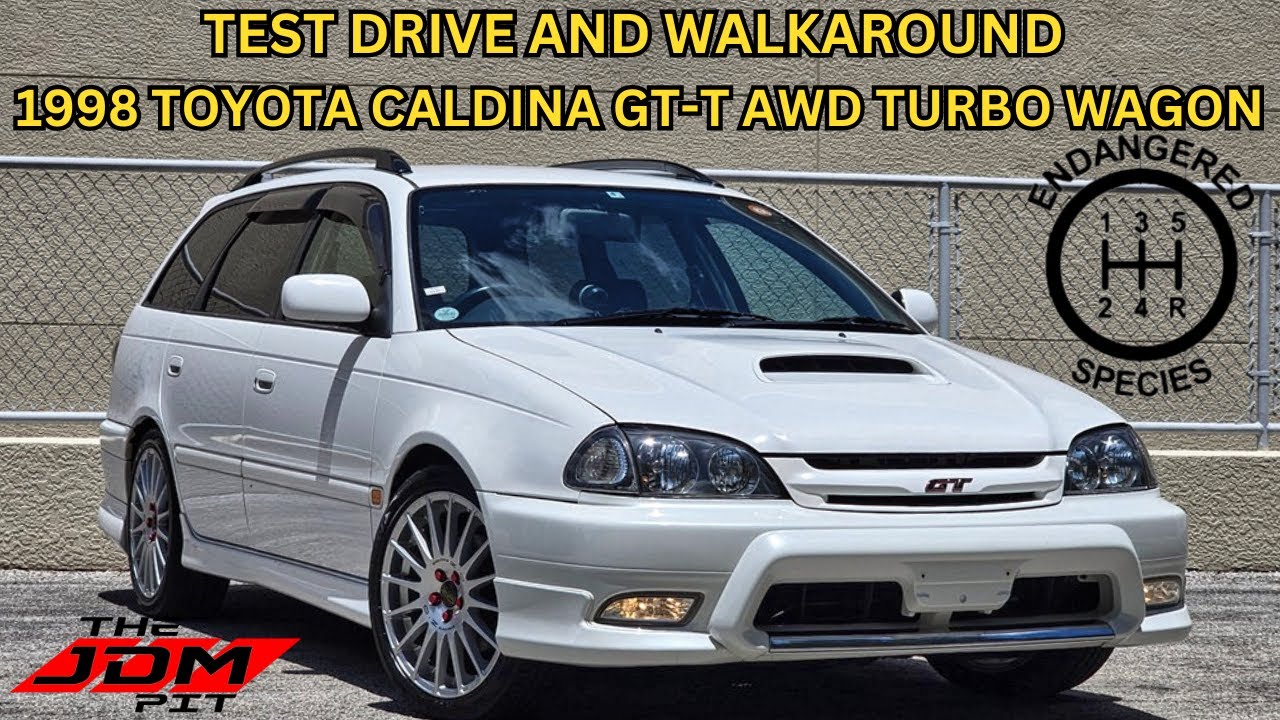 1998 Toyota Caldina GT-T AWD Manual Transmission 3S-GTE Powertrain, Let's Go!  Test Drive and Walk!