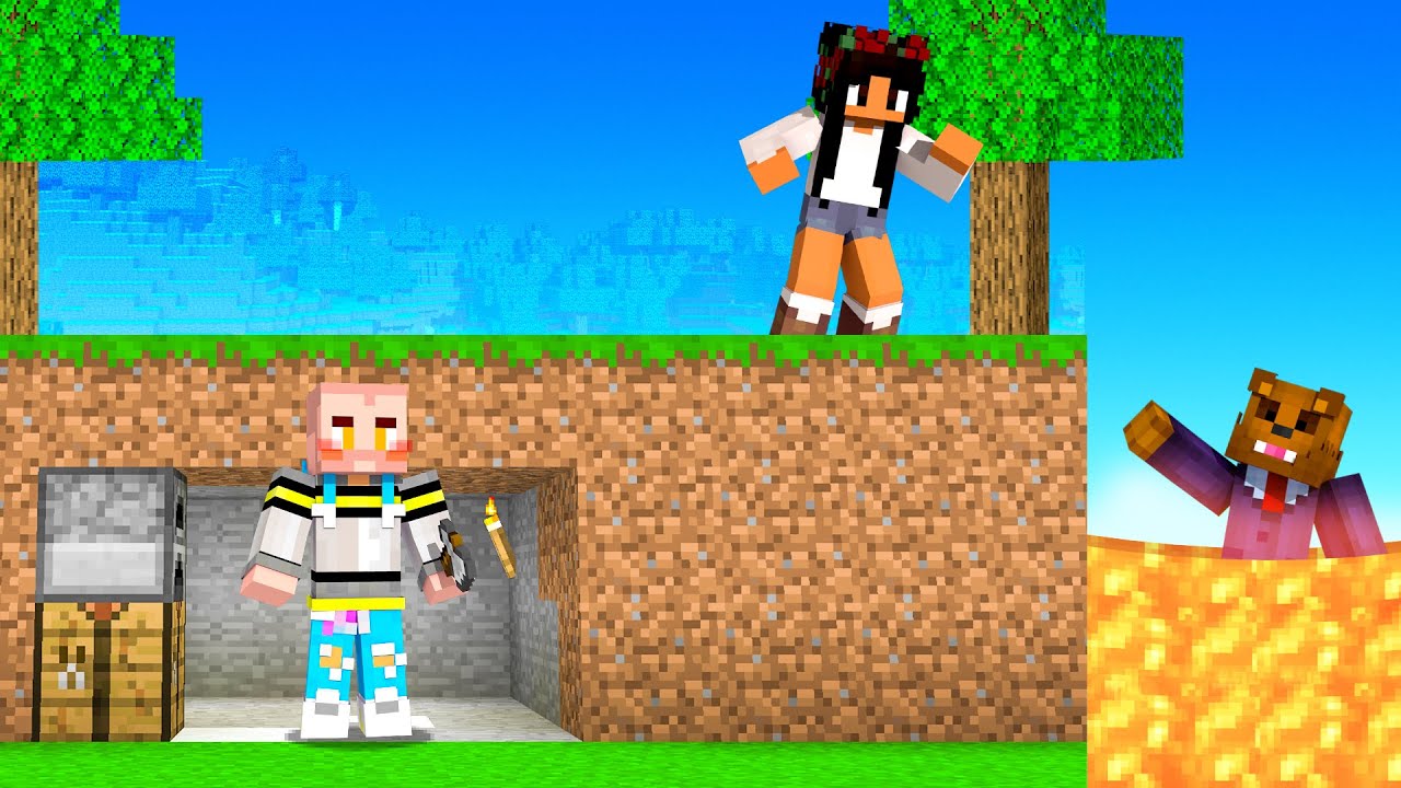 Minecraft Speedrunners VS 4 Hunters (World Edit Edition)