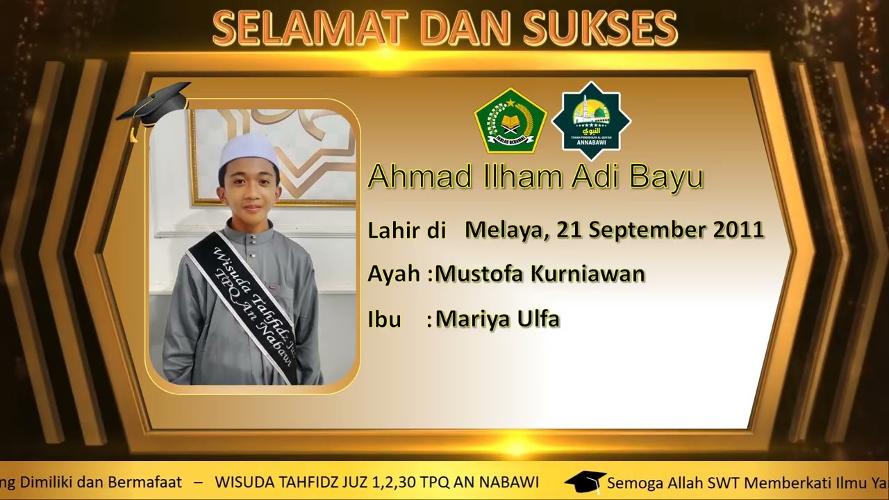 wisuda tahfidz TPQ An Nabawi