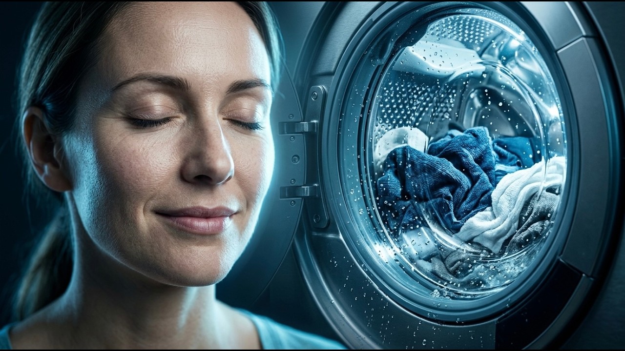 Washing Machine Full Cycle 🧺 Real Time 1-Hour • No Music • 4K ASMR White Noise