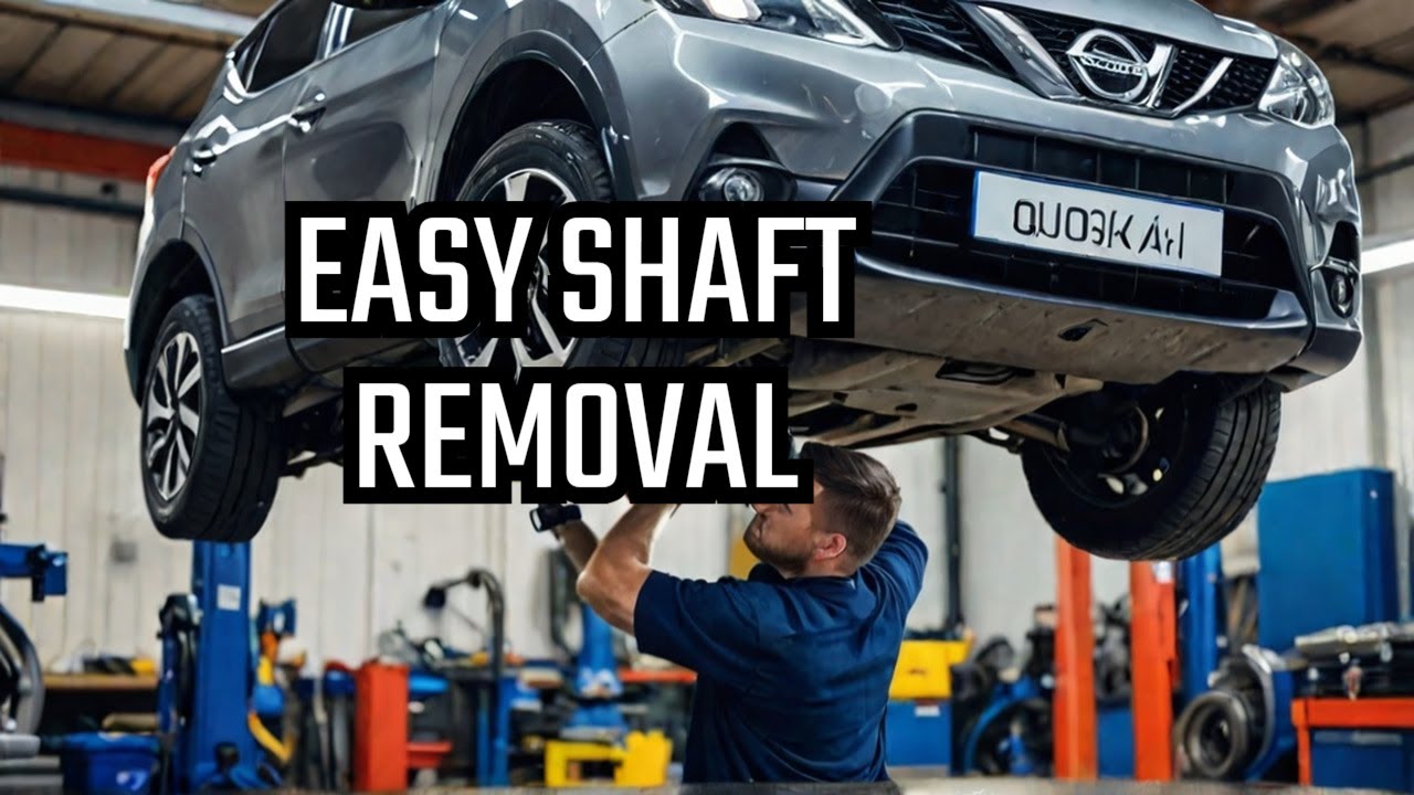 How to Remove a Nissan Qashqai Drive Shaft!