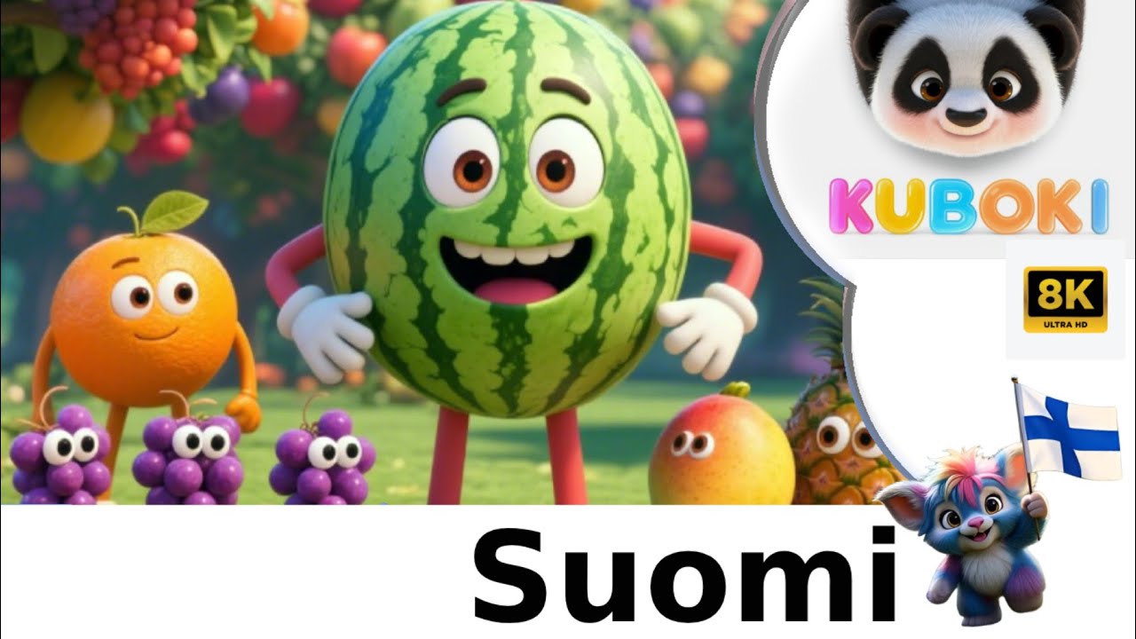 **Hedelmiä, jotka ilahduttavat lapsia – Hedelmätaistelu! 🍓🍌🍍**