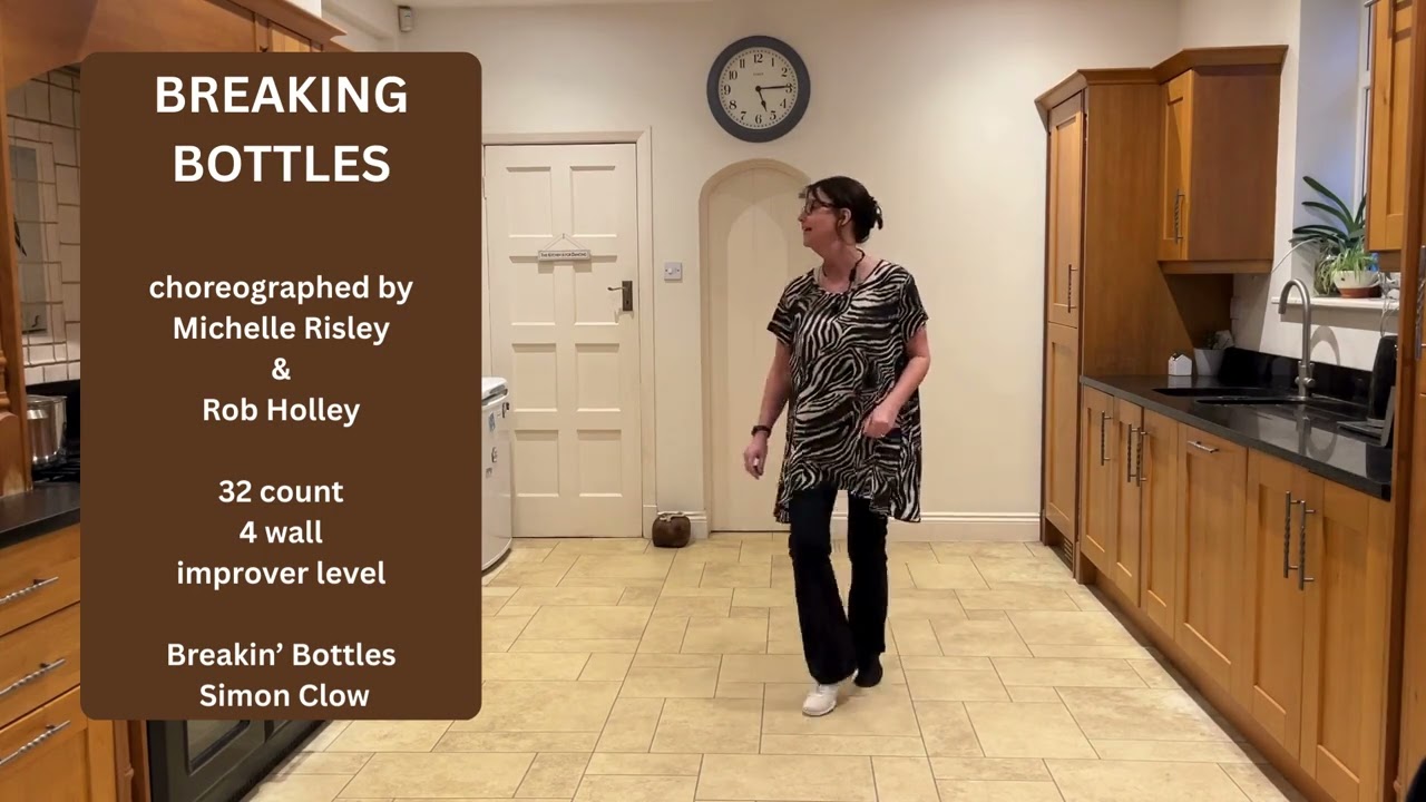 Breaking Bottles line dance short clip