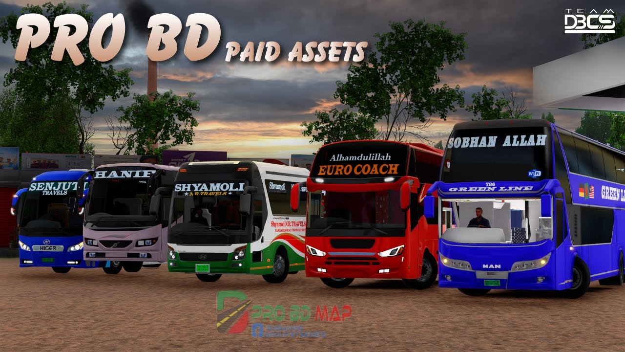 Pro BD Map Paid Bus Mod Collection &ndash; ETS 2 Cinematic video Shot