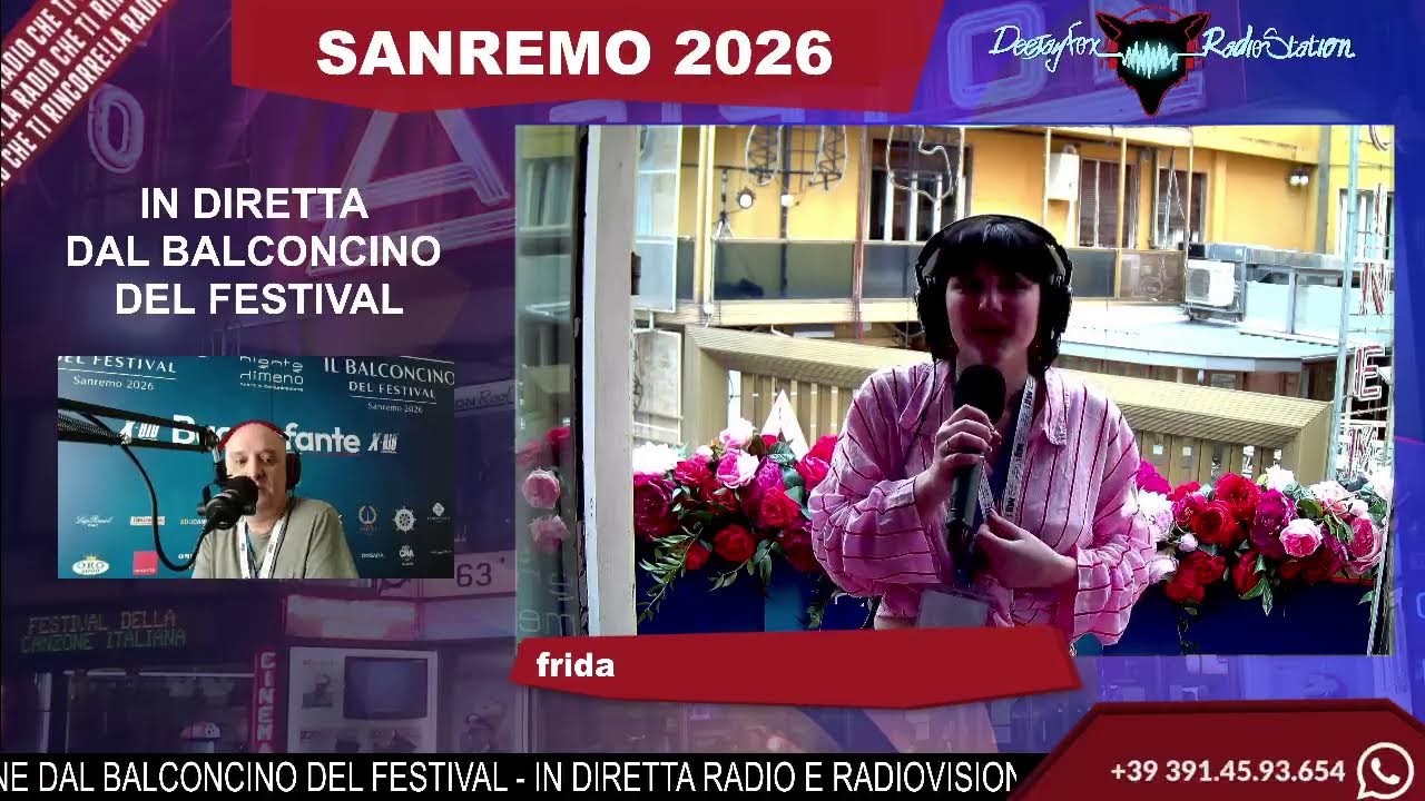 In diretta dal Balconcino del Festiva - Frida e Roby