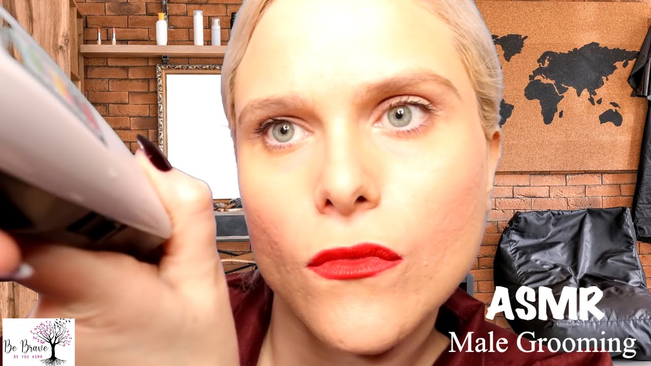 ASMR Male Grooming: Facial, Hand Massage, Wet Shave & Haircut