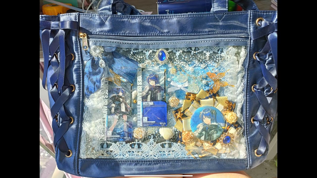 Let's make ita-bag with Rococo elements together!#diy #itabag #arknights