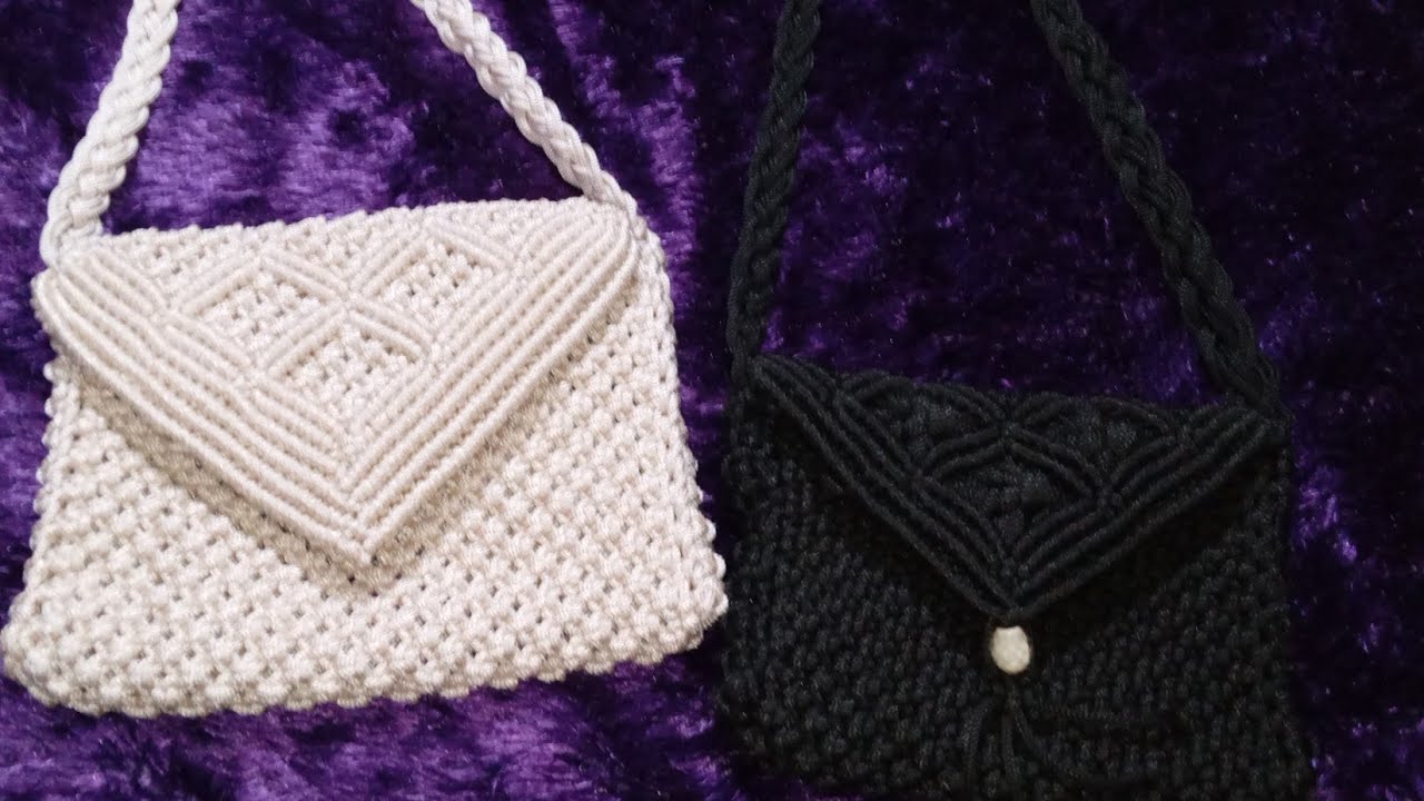comment réaliser un sac macramé facile pour les débutantes#taous zahem #la kabylie