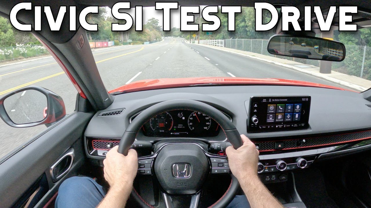 Тест-драйв Honda Civic Si 2024 года от первого лица
