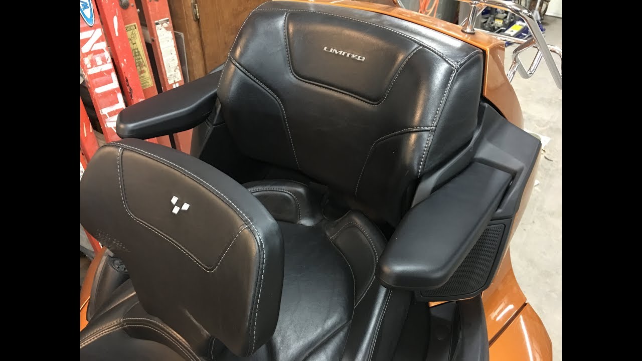 Installation of BRP Passenger Armrests on a Can Am Spyder RT