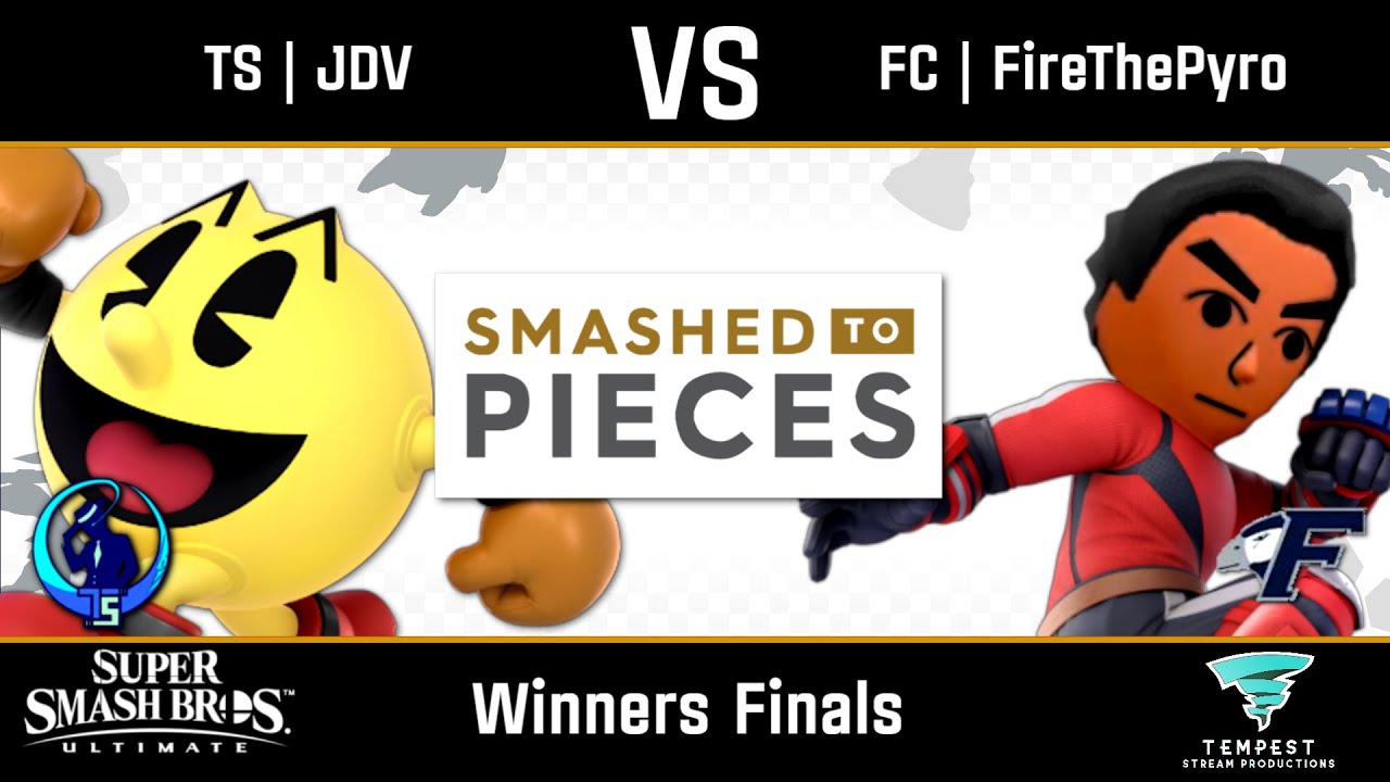 TS | JDV (Pac-Man) vs FC | FireThePyro (Mii Brawler) - Ult Winners Finals - Smashed to Pieces #71