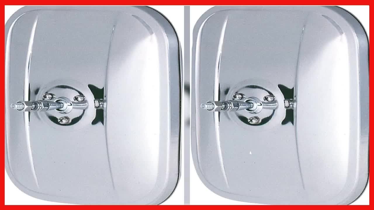 Fit System RH057 Driver/Passenger Side Replacement Universal Head Mirror