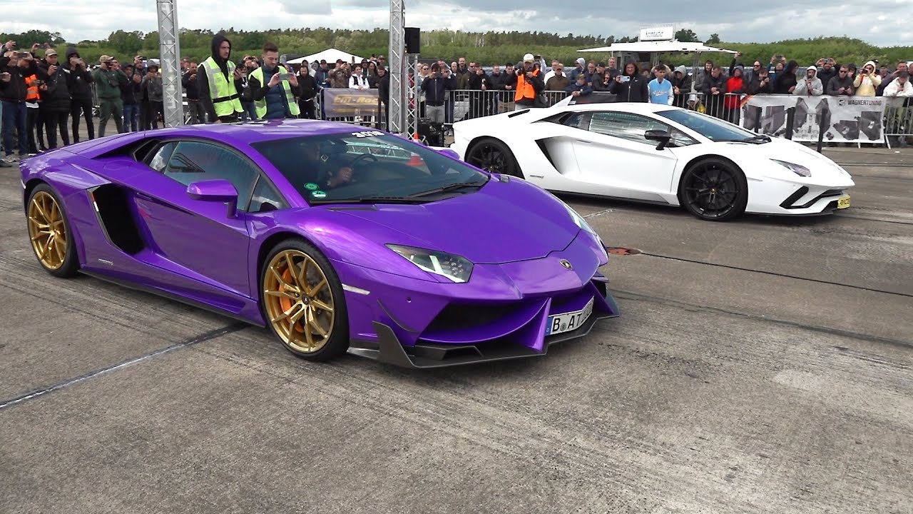 Tuner Cars Drag Racing! 700HP Passat Syncro Turbo, McLaren 600LT, Audi TT-RS, Golf 7 R, GT63 AMG
